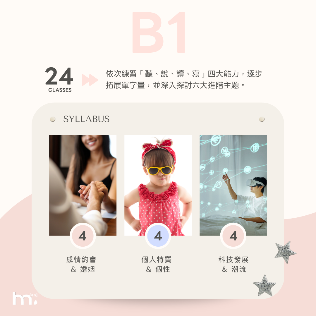 B1 進階單字會話班